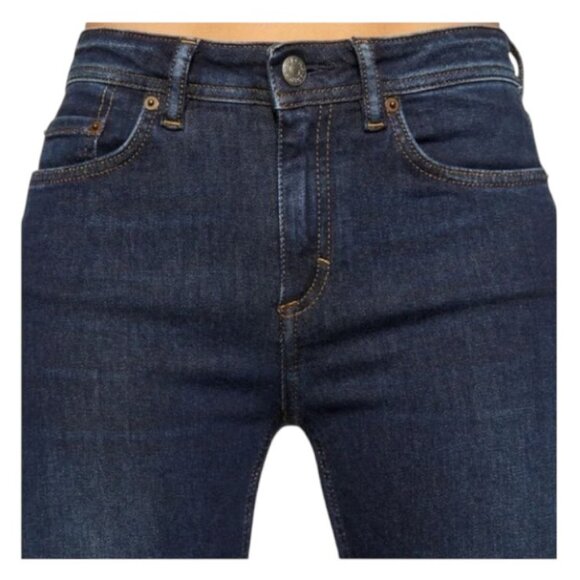 Acne Studios Climb dark blue mid-rise skinny jeans size 29 - Picture 2 of 4